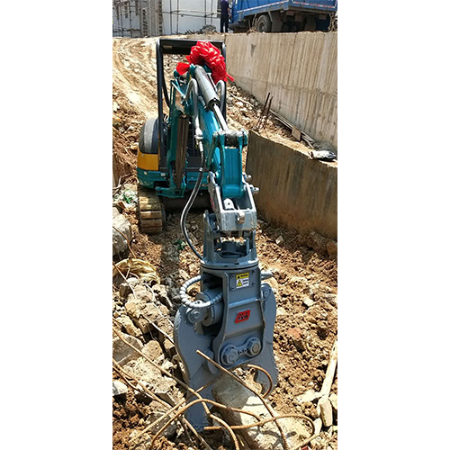 Single cylinder crushing shear